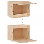 vidaXL Meubles TV 4 Pièces Bois massif de pin