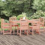 vidaXL Ensemble à manger de jardin 7 Pièces bois massif Douglas