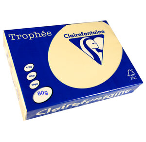Ramette 500 Feuilles Papier 80g A4 210x297 mm Certifié FSC CHAMOIS TROPHÉE