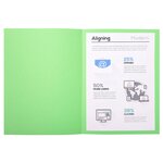 Paquet De 50 Chemises Forever® 170 100  Recyclé - 24x32cm - Vert Vif - X 10 - Exacompta