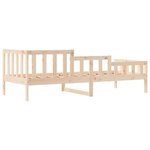 vidaXL Lit de jour sans matelas 90x190 cm bois de pin massif