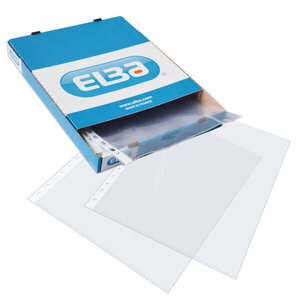 Elba Pack de 100 Couvertures Standard Folio Multi-trous - Matériau PP 70  - Transparent et résistant