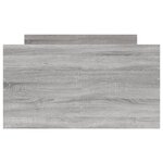 vidaXL Cadre de lit avec tiroirs sonoma gris 100x200 cm