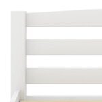 vidaXL Cadre de lit sans matelas blanc bois massif de pin 180x200 cm