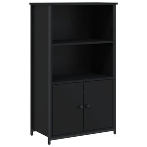 vidaXL Buffet haut noir 62x32x103 5 cm bois d'ingénierie