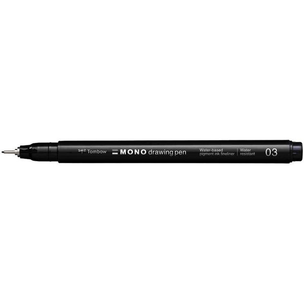 Feutre fin MONO drawing pen  largeur de tracé 03 x 4 TOMBOW
