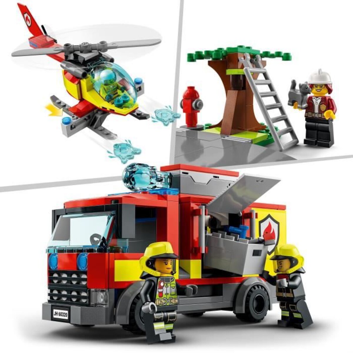 City Fire 60321 - La Brigade Pompiers avec Jouet Camion Set pour Enfants  dès 7 ans