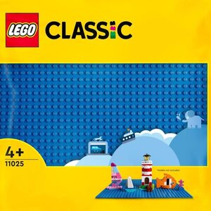 Lego 11025 classic la plaque de construction bleue 32x32 socle de base pour construction assemblage et exposition