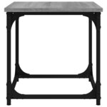 vidaXL Table d'appoint Sonoma gris 40x40x40 cm Bois d'ingénierie