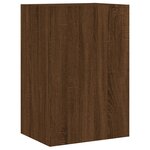 vidaXL Meubles TV muraux 2 Pièces chêne marron 40 5x30x60 cm