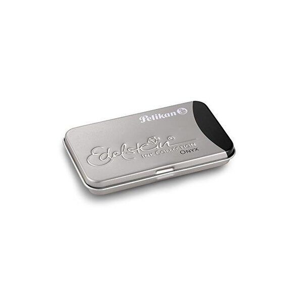 Boite de 6 Cartouches d'encre longues 'Edelstein Ink Onyx' Noir PELIKAN