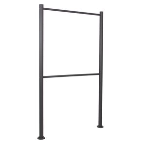 Support pour 6 boîte aux lettres acier anthracite matériel de montage