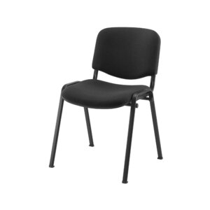 Q-connect chaise empilable - Max. supporte 100kg - 91x49x44cm - Noir