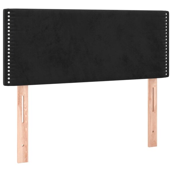 vidaXL Tête de lit Noir 90x5x78/88 cm Velours