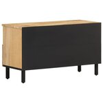 vidaXL Meuble TV 80x33x46 cm bois massif de manguier