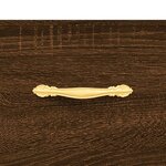 vidaXL Buffet chêne marron 100x36x60 cm bois d'ingénierie