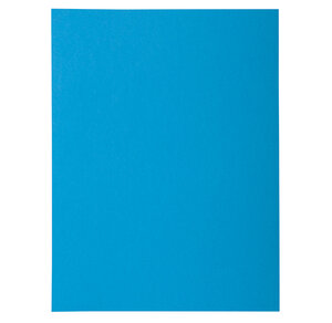 Paquet de 50 Chemises ROCK's 24x32 cm 1 rabat 220g Bleu royal EXACOMPTA