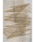 Tapis de salon NOUR 80 x 150 cm - Or