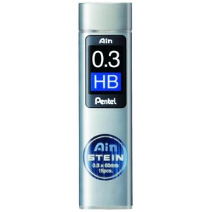 Etui de 15 mines 0 3 mm ain stein c273 dureté hb x 12 pentel