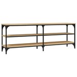 vidaXL Meuble TV chêne sonoma 140x30x50 cm bois d'ingénierie