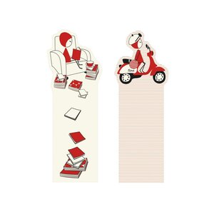 Nina and other little things - 2 marque-pages carte dessin - modèle 2