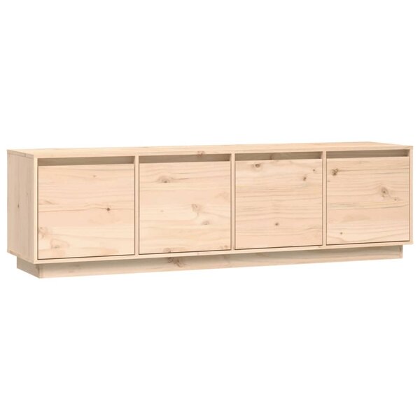 vidaXL Meuble TV 156x37x45 cm Bois de pin massif