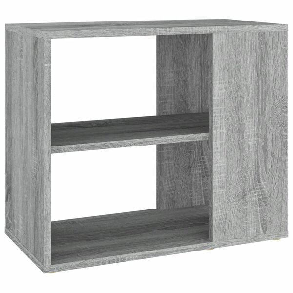 vidaXL Armoire latérale Sonoma gris 60x30x50 cm Bois d'ingénierie