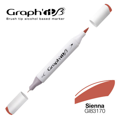 Marqueur manga à l'alcool Graph'it Brush 3170 Sienna