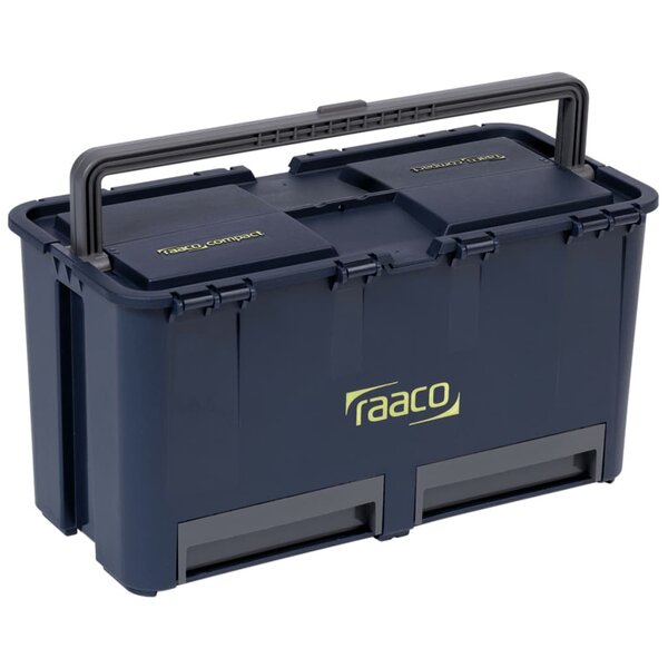 Boîte à outils avec 6 inserts compact 27 raaco 136587