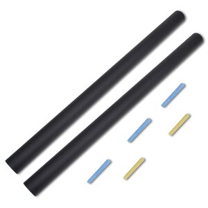 Tableau autocollant mural 0 6 x 2 m 2 rouleaux avec craies noir 02_0045434