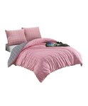 Parure de lit rose TRENDY 240 x 220 cm