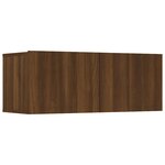 vidaXL Meubles TV 4 Pièces chêne marron 80x30x30 cm bois ingénierie