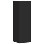 vidaXL Support pour plantes noir 33x33x100 cm bois d'ingénierie
