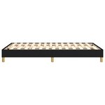 vidaXL Cadre de lit Noir 120x200 cm Tissu