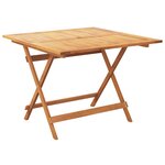 vidaXL Ensemble à manger de jardin 5 Pièces anthracite tissu bois massif