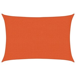 vidaXL Voile d'ombrage 160 g/m² Orange 2 5x4 m PEHD