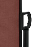 vidaXL Auvent latéral rétractable marron 140x300 cm