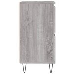 vidaXL Buffets 3 Pièces Sonoma gris Bois d'ingénierie