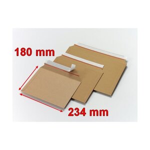 200 Enveloppes cartonnées format BBX1X 234x180 mm