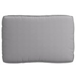 vidaXL Ensemble de coussins de palette 3 pièces en tissu oxford gris