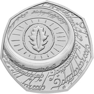 Monnaie ONE RING Lord of the Rings Metal 50 Pence United Kingdom 2026
