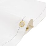 vidaXL Bâche blanc Ø 2 m 650 g/m²