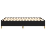 vidaXL Cadre de lit Noir 120x200 cm Tissu