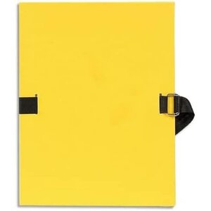 Chemise à dos extensible A4 carton jaune x 10 EXACOMPTA