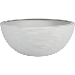 Pot de fleur Plastique Rond Graphit Up Blanc cérusé Ø 40 cm 14 9 L