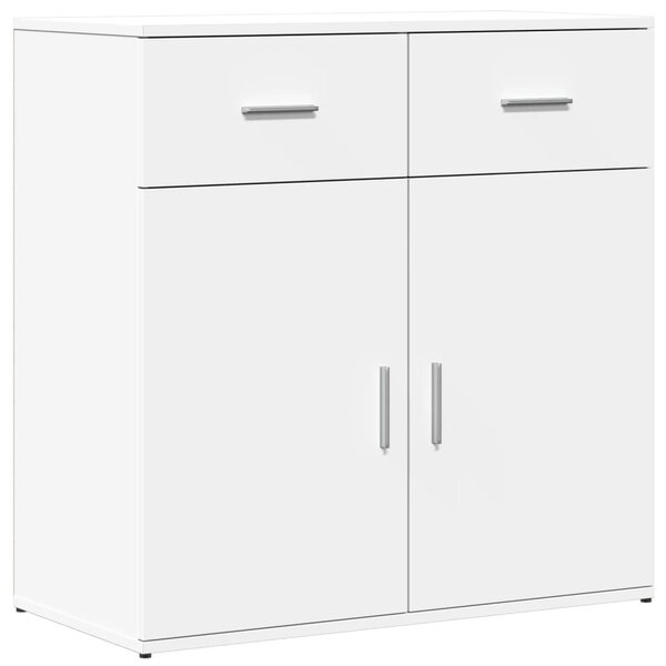 vidaXL Buffet blanc 79x38x80 cm bois d’ingénierie