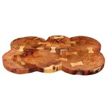 vidaXL Table de bar Bois d'acacia massif 90x60x110 cm
