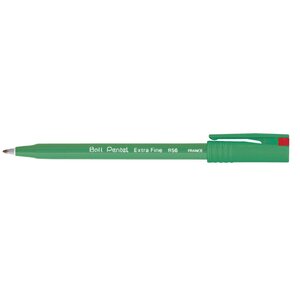 Stylo roller encre ball r56 pointe fine rouge x 12 pentel