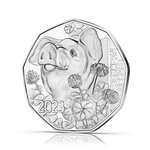 Pièce de monnaie 5 euro Autriche 2023 argent BU – Le populaire cochon