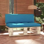 vidaXL Canapé central palette de jardin bois de pin imprégné